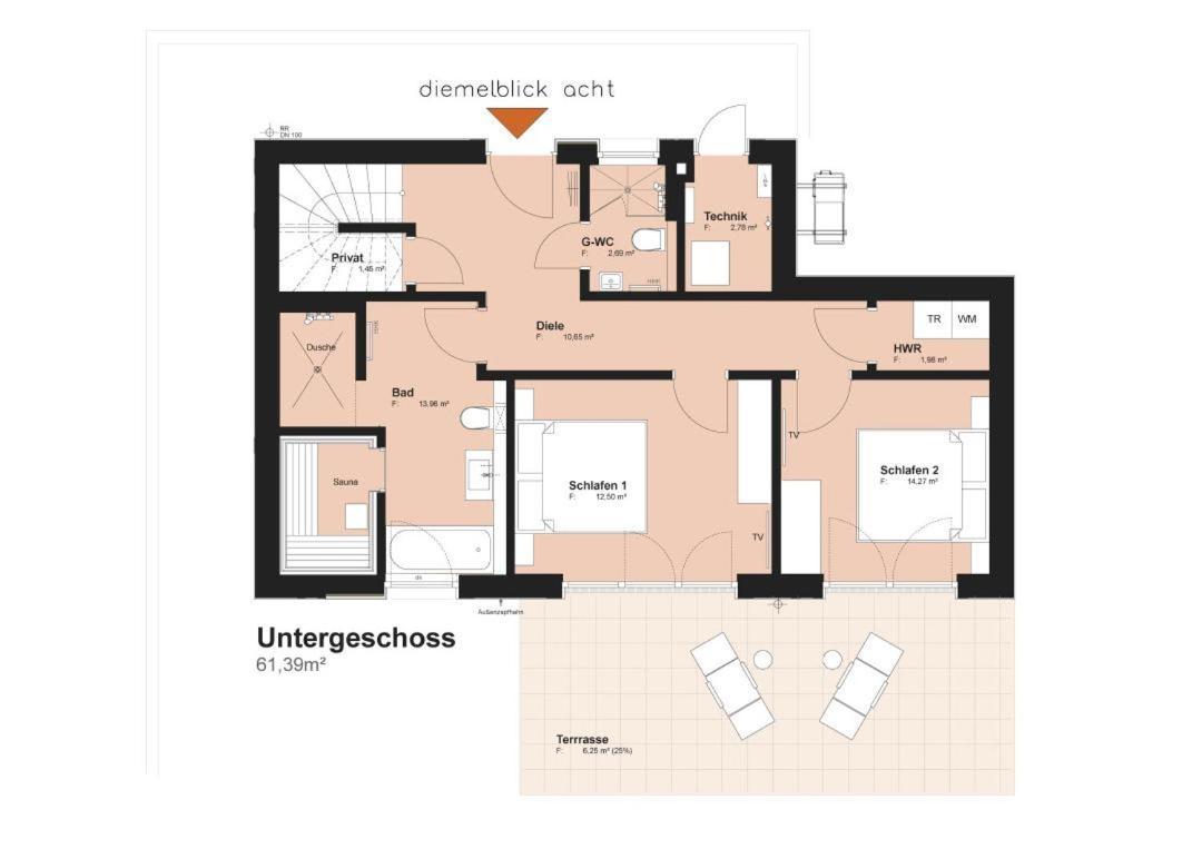 Diemelblick Acht - Ferienhaus Fuer 6 Personen Mit Sauna, Garten Und Dachterrasse Mit Panoramablick Heringhausen Esterno foto