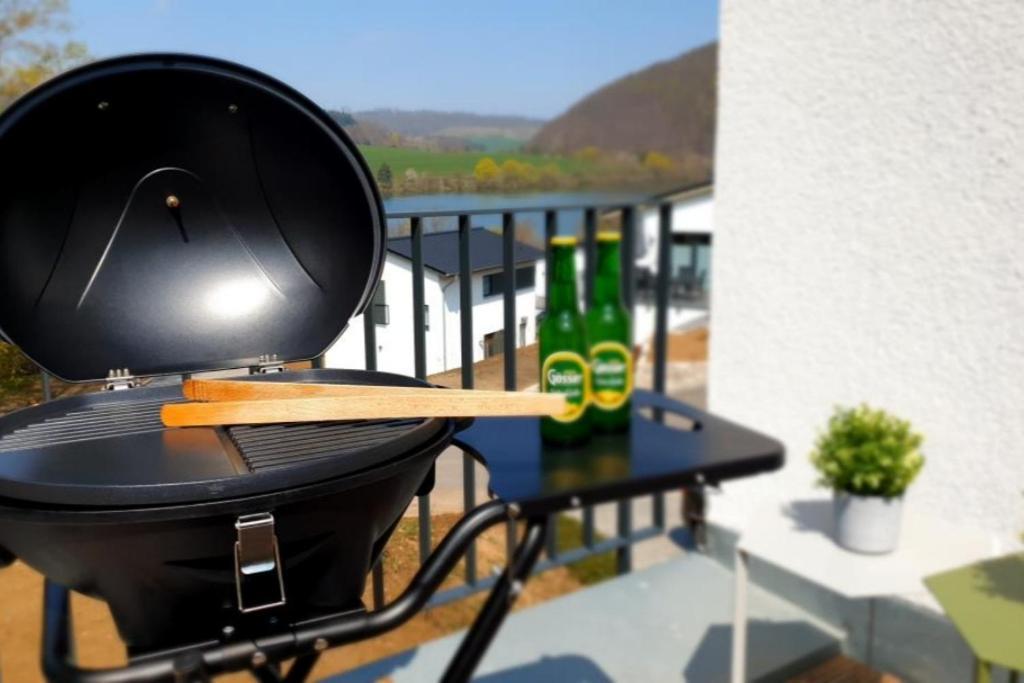 Diemelblick Acht - Ferienhaus Fuer 6 Personen Mit Sauna, Garten Und Dachterrasse Mit Panoramablick Heringhausen Esterno foto