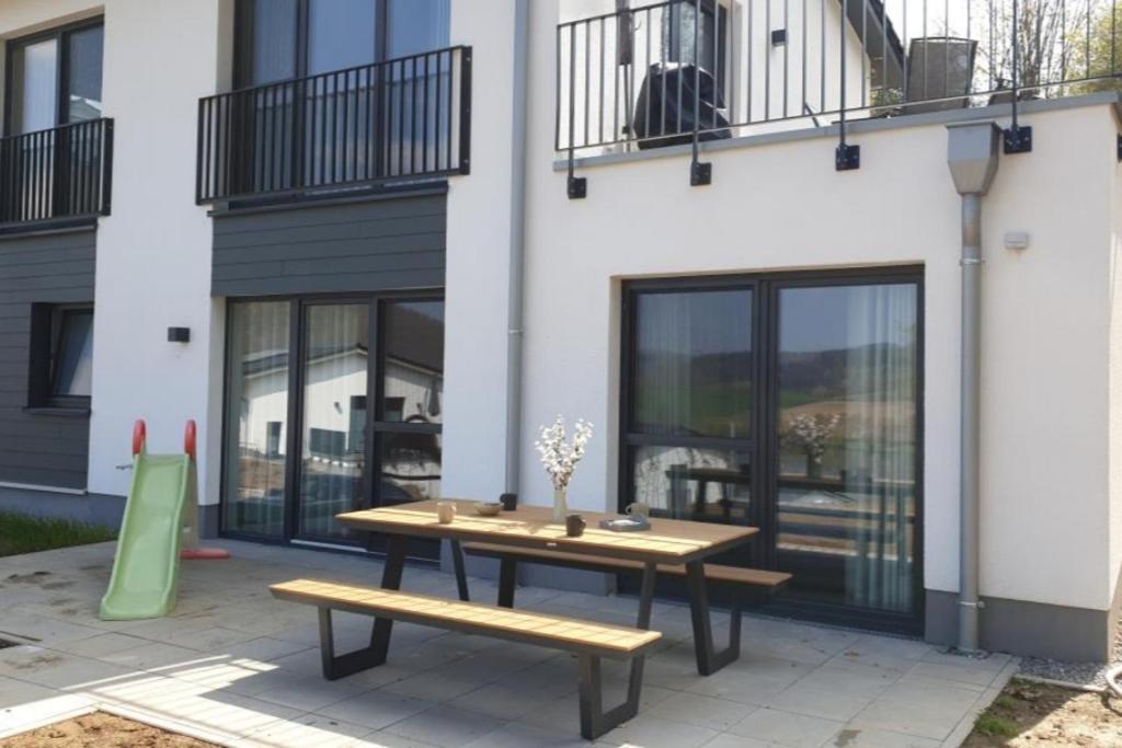 Diemelblick Acht - Ferienhaus Fuer 6 Personen Mit Sauna, Garten Und Dachterrasse Mit Panoramablick Heringhausen Esterno foto